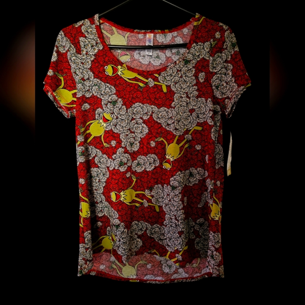 NWT KERMIT LULAROE SHORT SLEEVE SHIRT